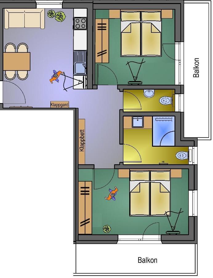 Chasa Sulai Appartements Samnaun Exteriör bild
