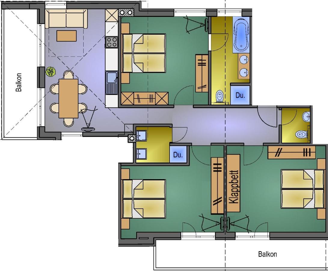 Chasa Sulai Appartements Samnaun Exteriör bild