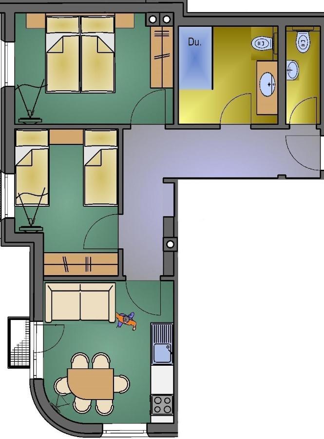 Chasa Sulai Appartements Samnaun Exteriör bild